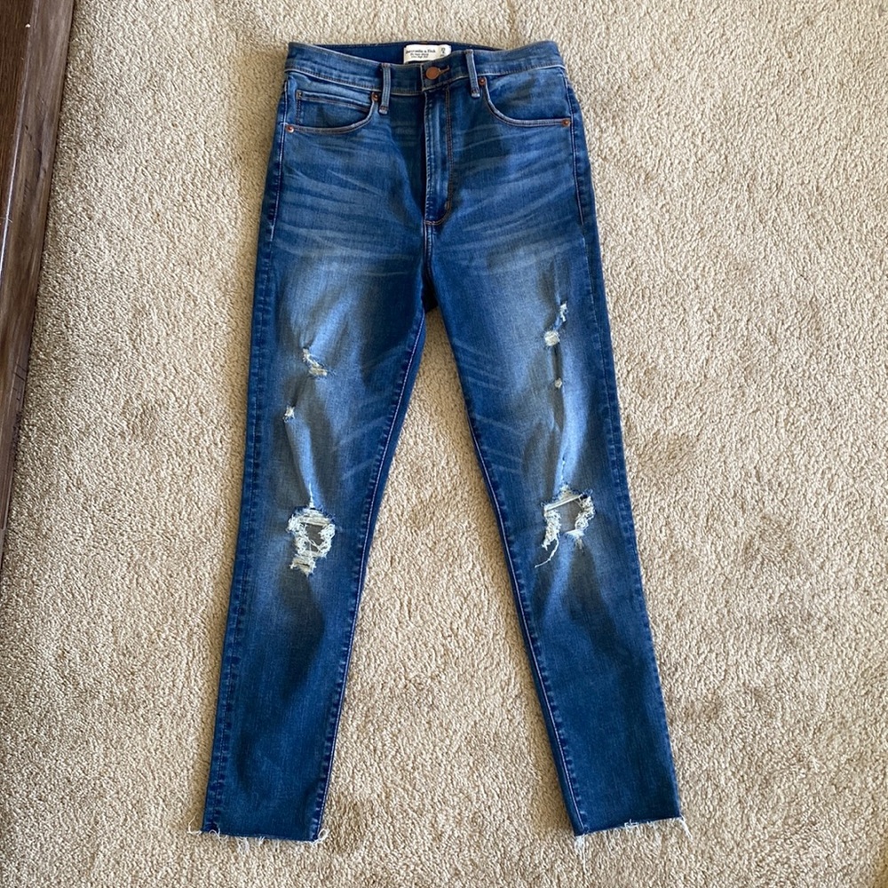 Abercrombie and Fitch Denim- The Super Skinny Ultra High Rise